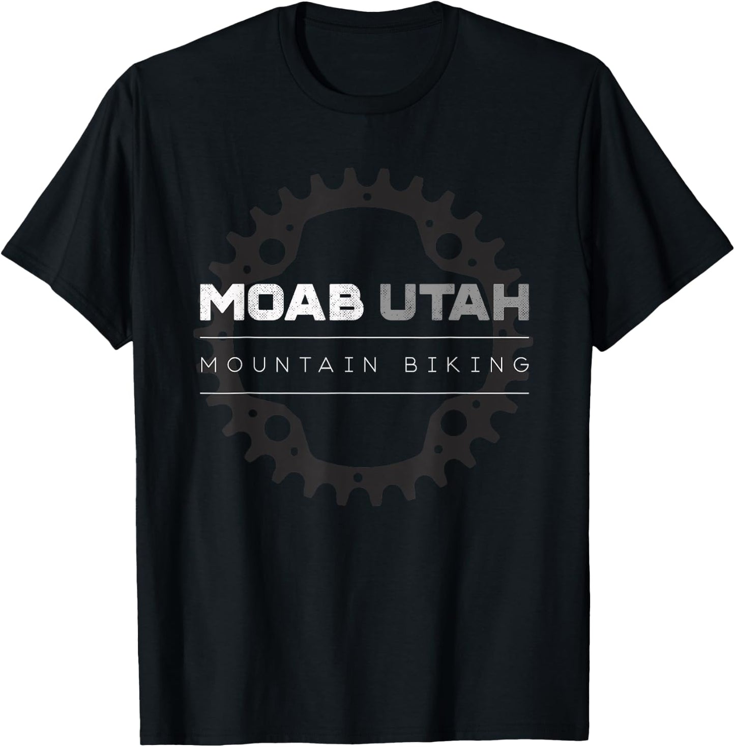 Moab Utah Mountain Biking MTB Shirt - Vintage MTB T Shirt T-Shirt - T-Shirt | Black