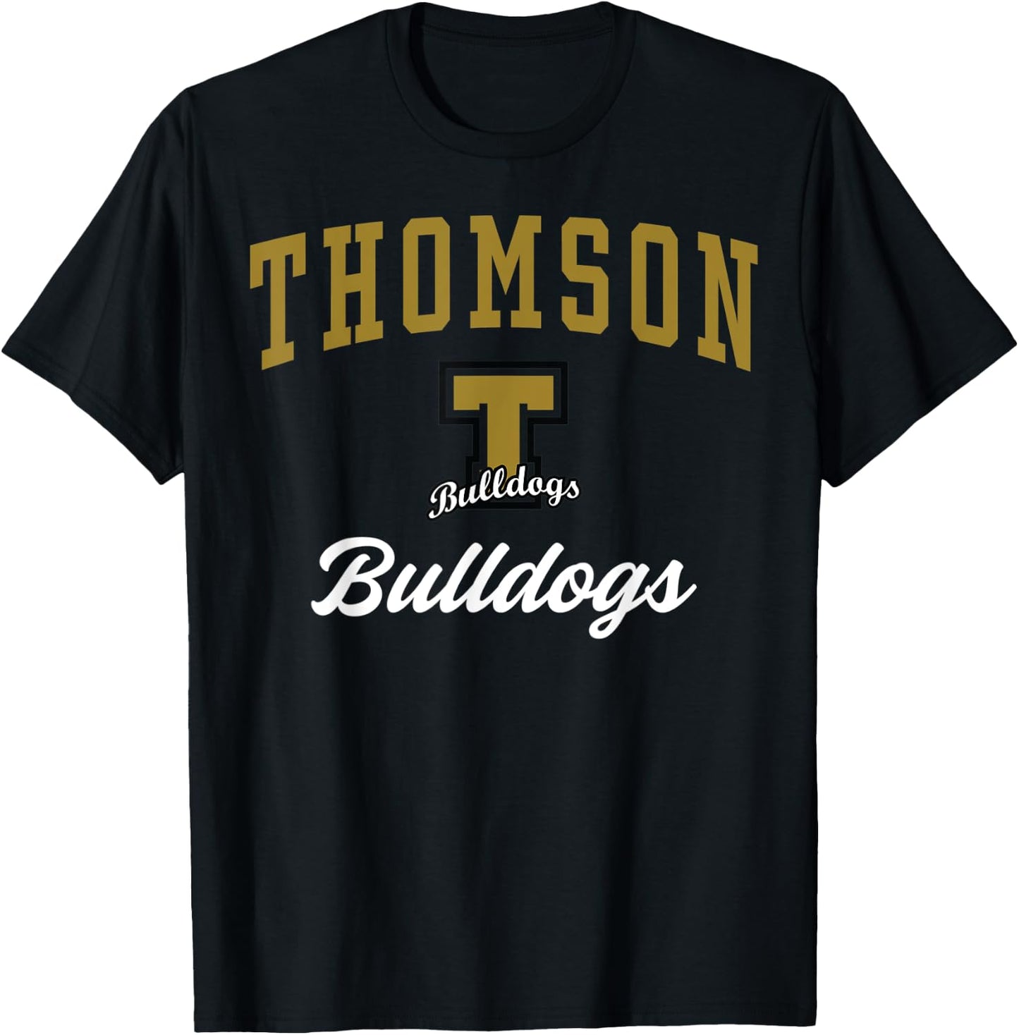 Thomson High School Bulldogs C3 T-Shirt - T-Shirt | Black
