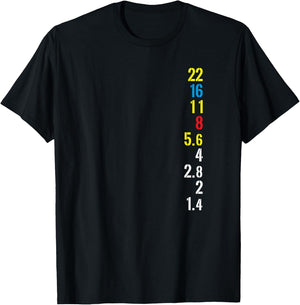 Photographer Aperture Mastery T-Shirt - T-Shirt | Black
