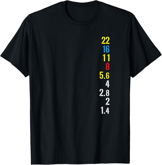 Photographer Aperture Mastery T-Shirt - T-Shirt | Black