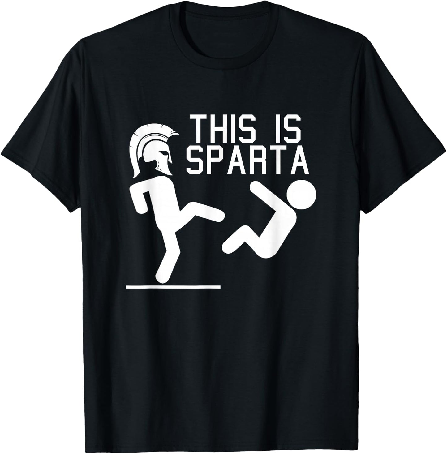This Is Sparta Funny T-Shirt - T-Shirt | Black