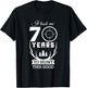 70 Years Old Happy 70th Birthday for Hunters T-Shirt - T-Shirt | Black