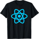 React JavaScript JS, Frontend Software Engineer Programmer T-Shirt - T-Shirt | Black
