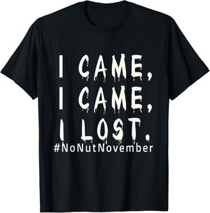 Fun Joke NNN hand #NNN #notnut humor nutty come drip T-Shirt - T-Shirt | Black