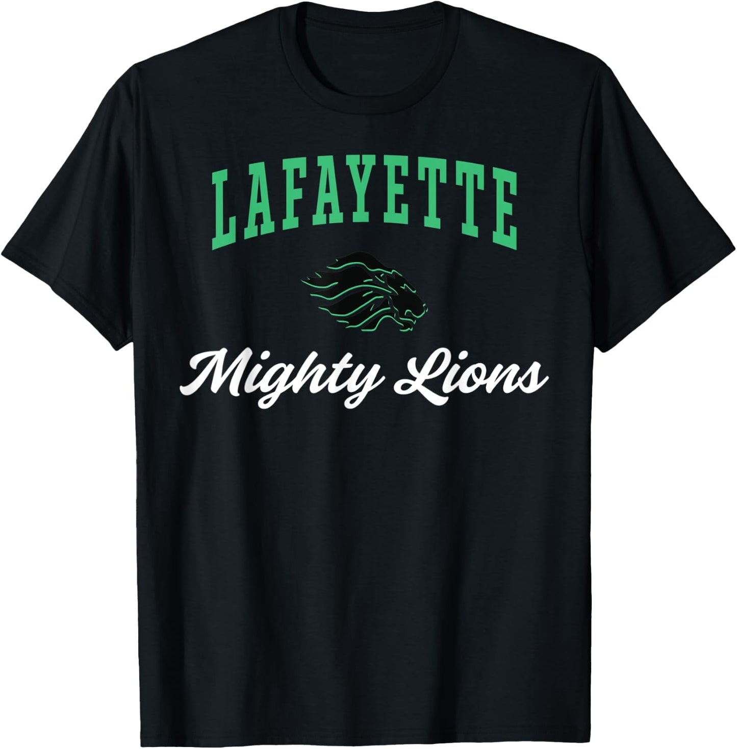 Lafayette High School Mighty Lions C3 T-Shirt - T-Shirt | Black