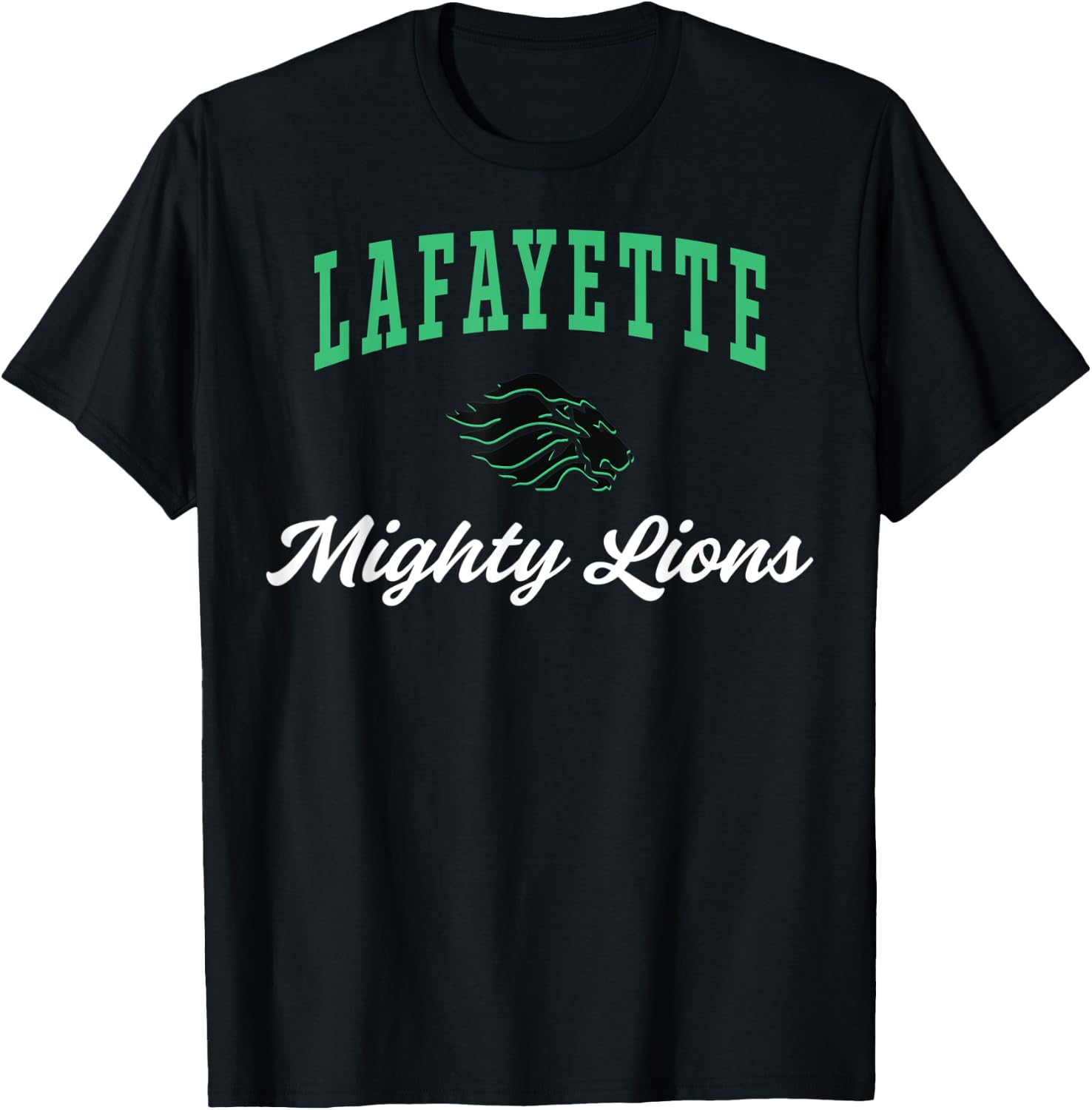 Lafayette High School Mighty Lions C3 T-Shirt - T-Shirt | Black