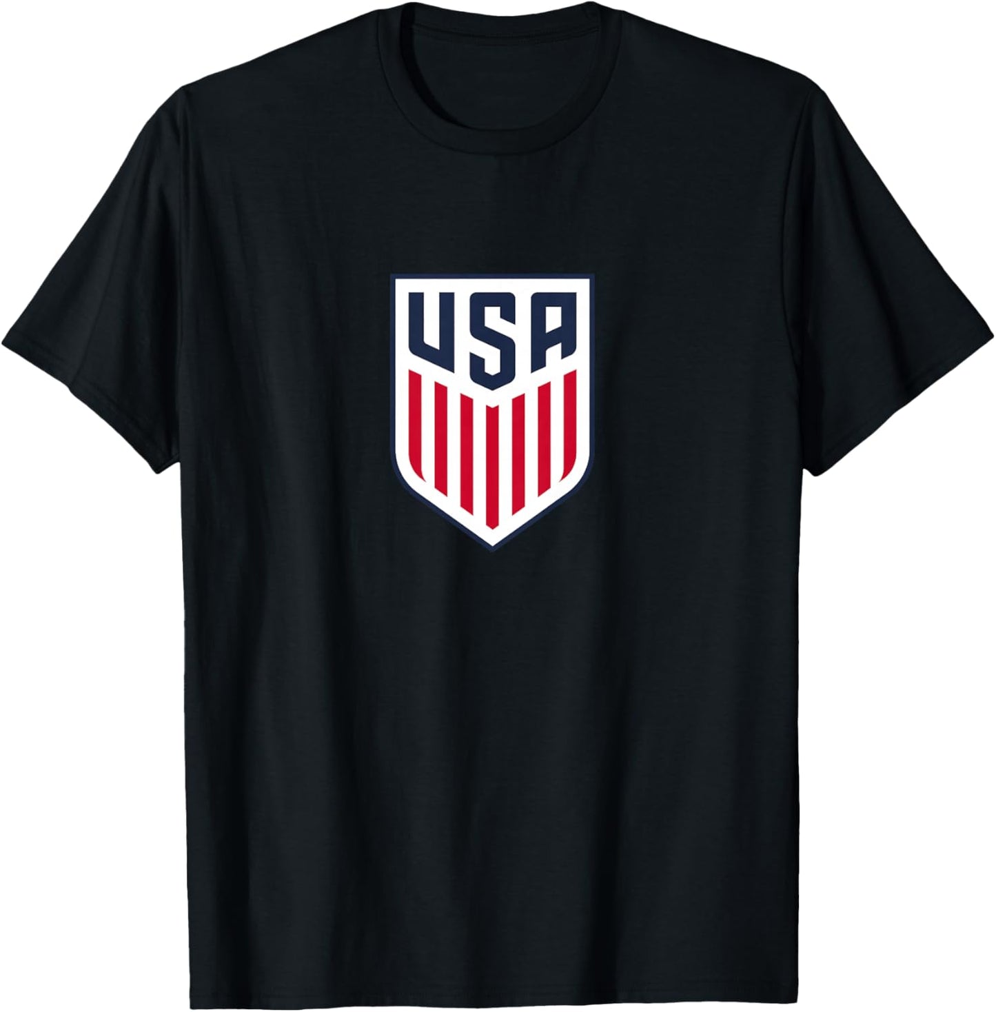 Kids Officially Licensed US Men's National Team USMNT Gear, Crest T-Shirt - T-Shirt | Black
