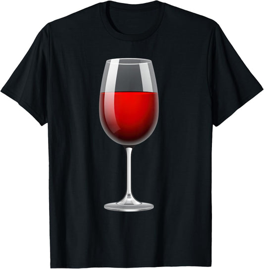 Glass Of Wine Shirt Pairing With Cheese Costume Shirt Funny T-Shirt - T-Shirt | Black