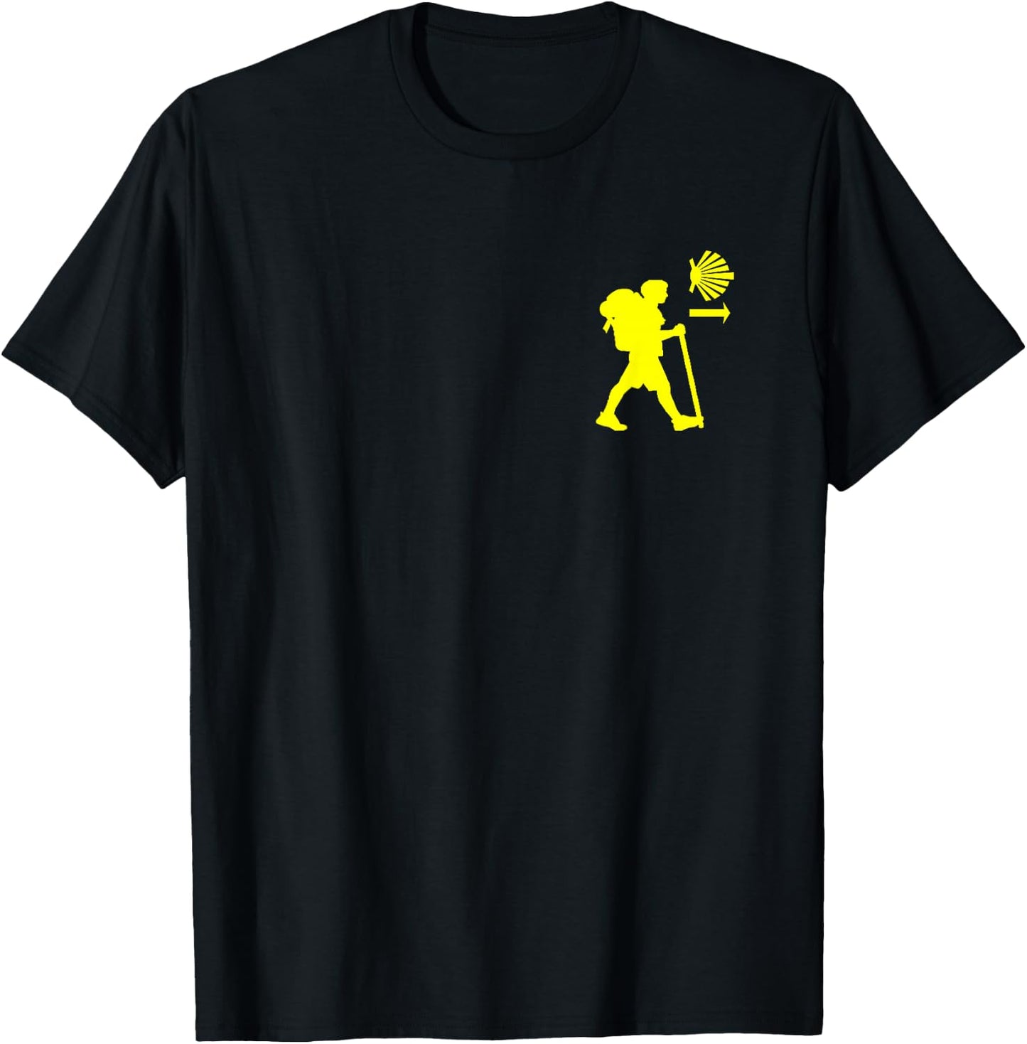 Camino de Santiago de Compostela Spain Pilgrim Hikers Gift T-Shirt - T-Shirt | Black