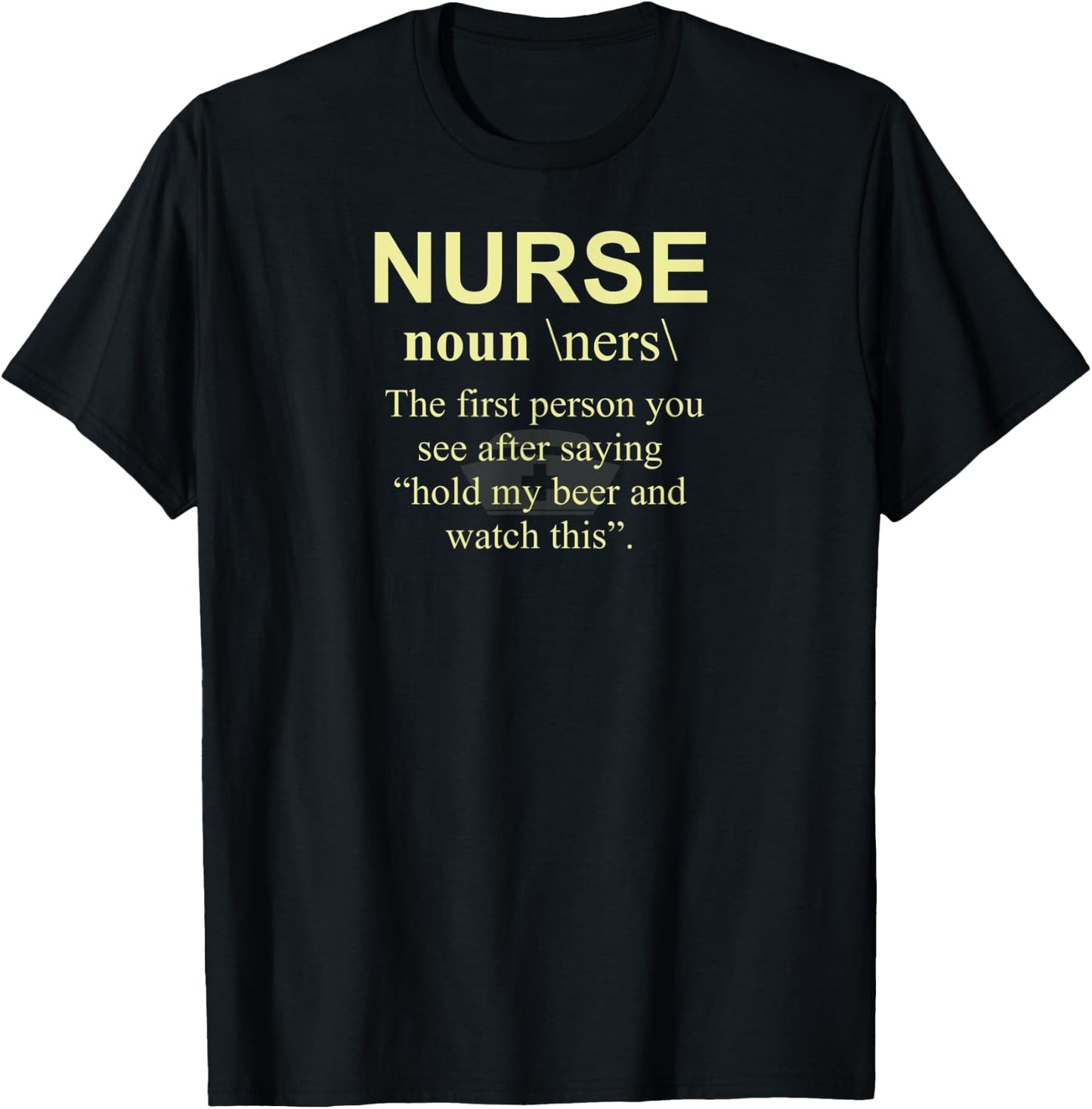 Funny Noun Nurse Definition LPN RN CNA Cool Gift T-Shirt - T-Shirt | Black