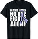 In This Family No One Fights Alone-Cancer Awareness Month T-Shirt - T-Shirt | Black