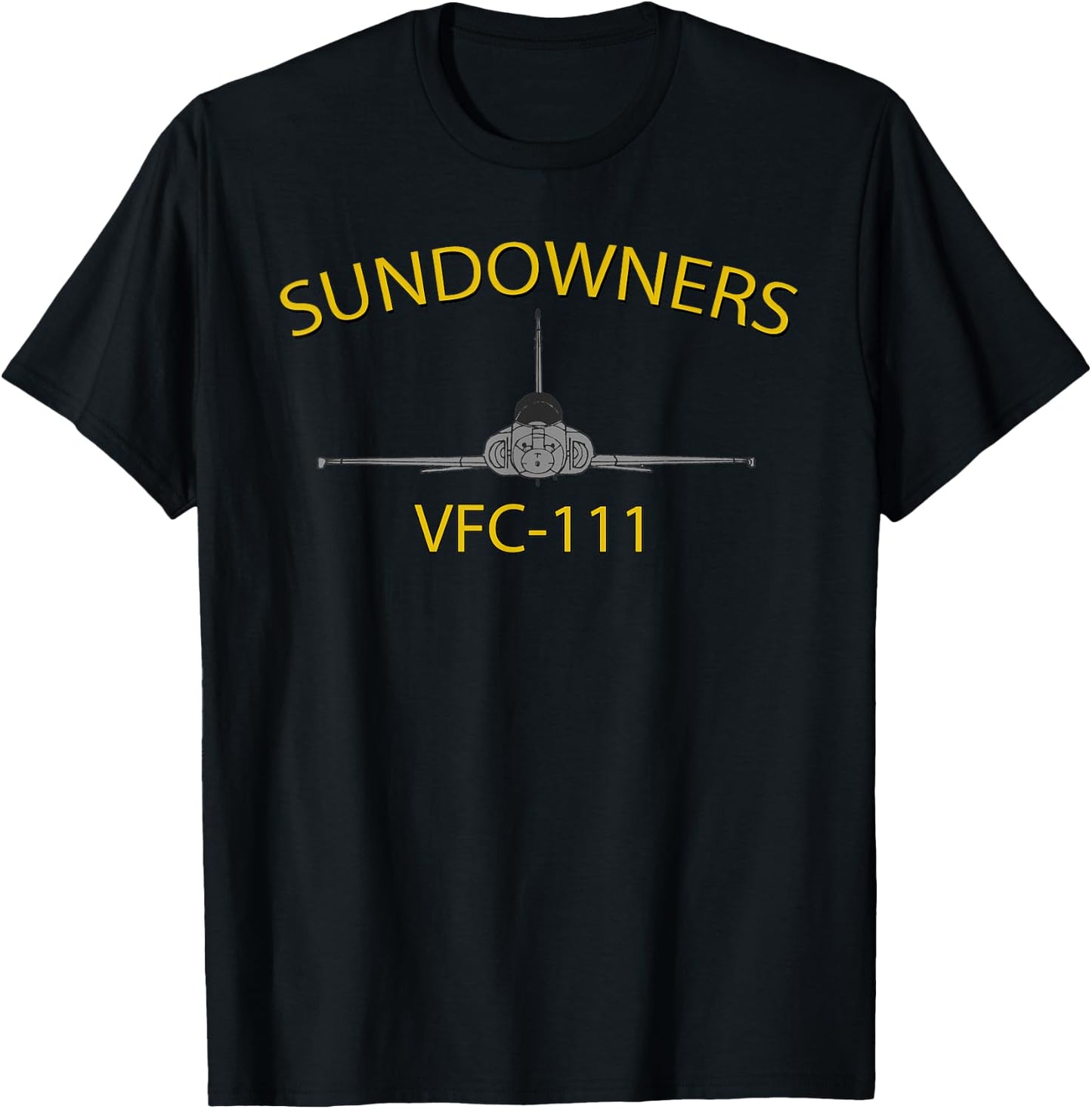 VFC-111 "Sundowners" F-5 Tiger II Adversary Squadron T-Shirt - T-Shirt | Black