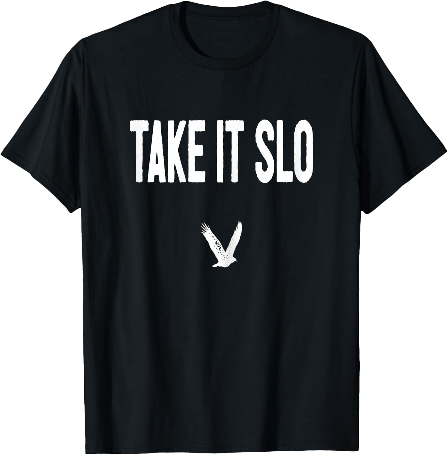 Take it SLO with Eagle Cal Poly Relax Classic T-Shirt - T-Shirt | Black