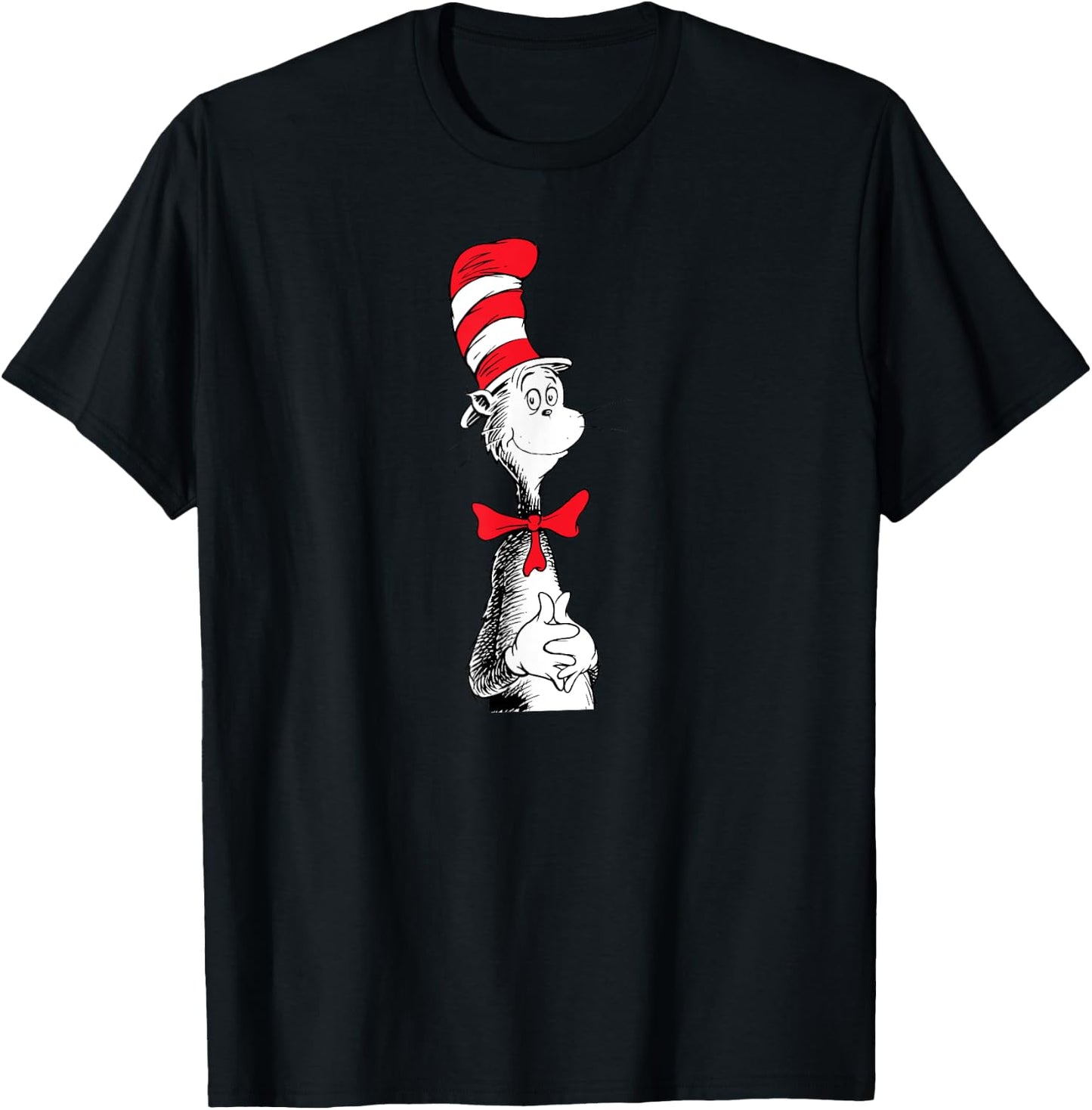 Dr. Seuss The Cat in the Hat T-Shirt - T-Shirt | Black