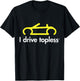 I drive topless (R) - Funny convertible car cabrio T-Shirt - T-Shirt | Black
