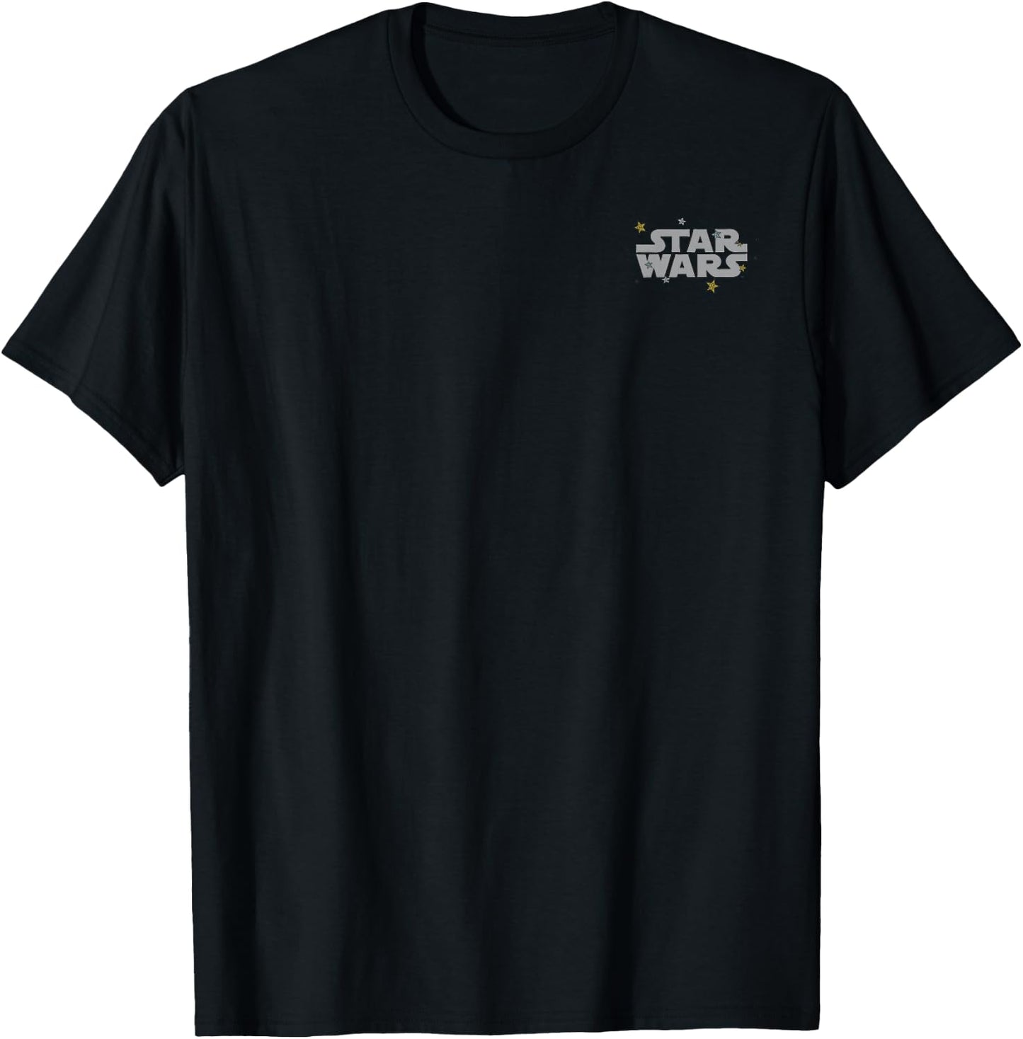 Star Wars Simple Stars Pocket Logo T-Shirt - T-Shirt | Black