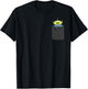 Disney Pixar Toy Story Pizza Planet Alien Mini Pocket Icon T-Shirt - T-Shirt | Black
