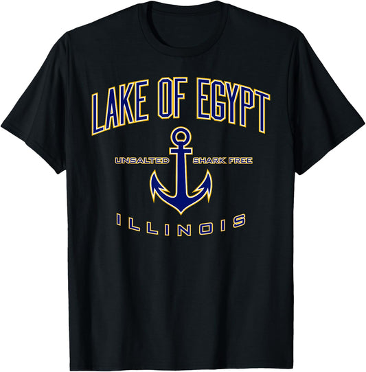 Lake of Egypt IL Shirt , Men, Girls & Boys T-Shirt - T-Shirt | Black