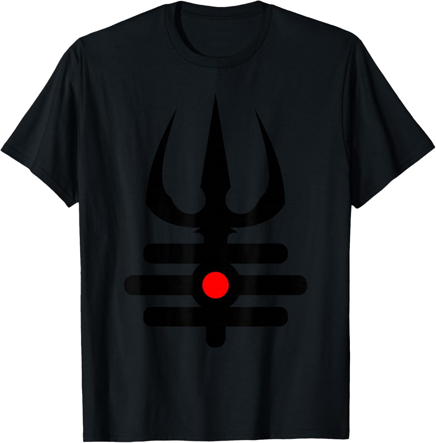 Shiva Hindu God Trident T-Shirt - T-Shirt | Black