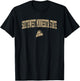 Southwest Minnesota State SMSU Mustangs One Color Arch Logo T-Shirt - T-Shirt | Black