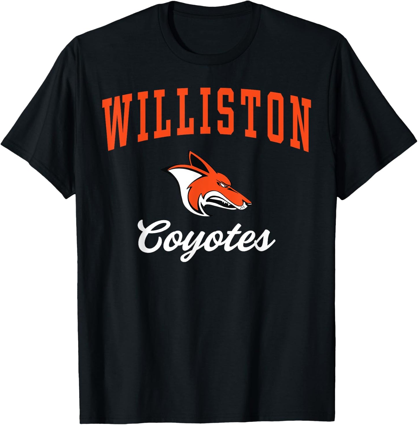 Williston High School Coyotes C3 T-Shirt - T-Shirt | Black