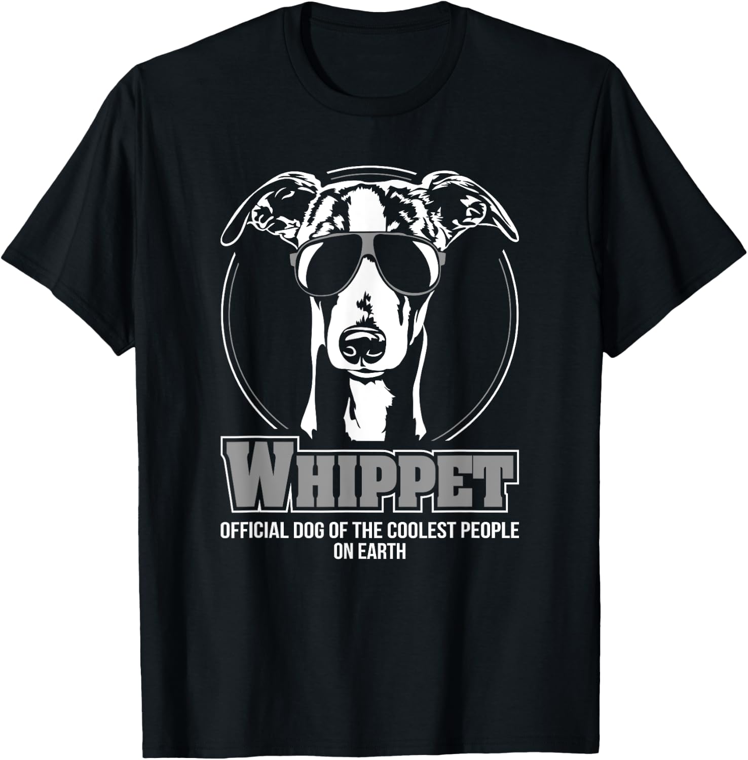 Funny Cool Whippet dog gift Shirt Hund T-Shirt - T-Shirt | Black