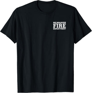 City of Milwaukee Fire Rescue Wisconsin Firefighter T-Shirt - T-Shirt | Black