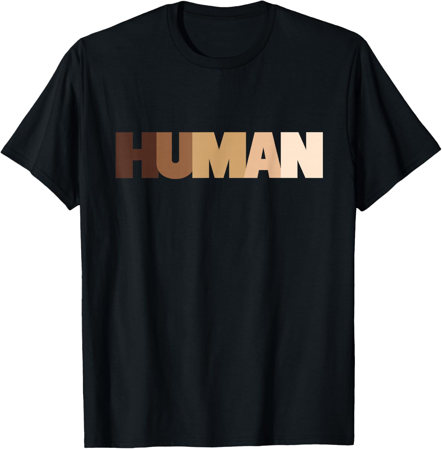 Human Anti-Racist T-Shirt - T-Shirt | Black