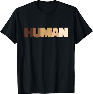 Human Anti-Racist T-Shirt - T-Shirt | Black
