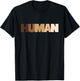 Human Anti-Racist T-Shirt - T-Shirt | Black