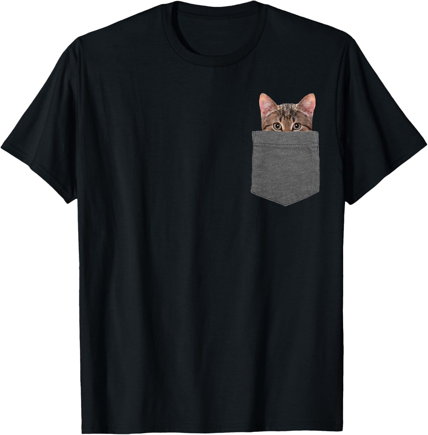 Kitty in Your Pocket Cat Shirt Women Kids T-Shirt - T-Shirt | Black