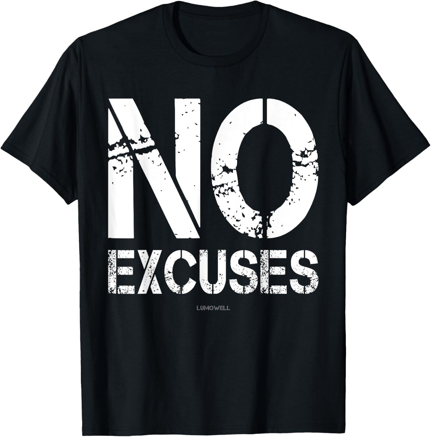 Bodybuilding Motivation Shirts: No Excuses Gym T-Shirt - T-Shirt | Black