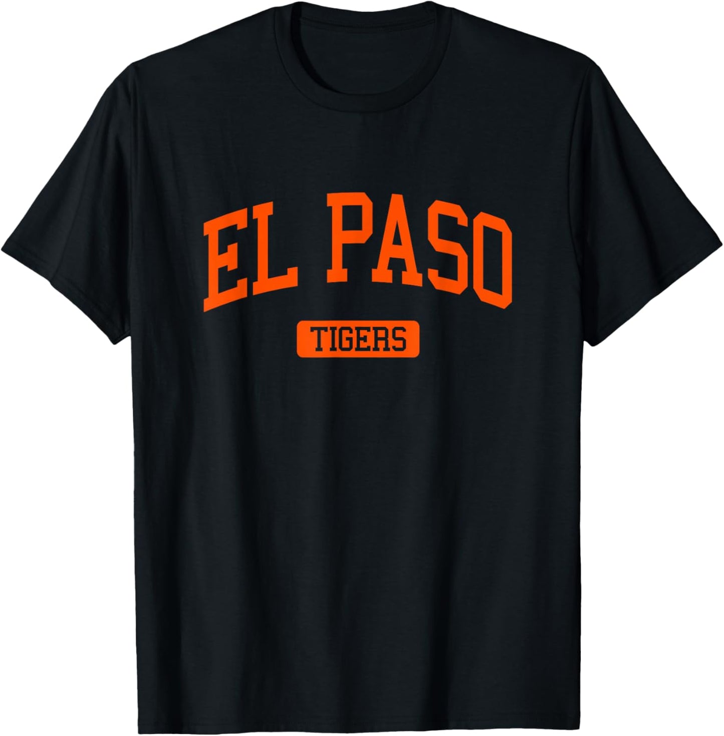 El Paso High School HS El Paso TX Varsity Sports T-Shirt - T-Shirt | Black