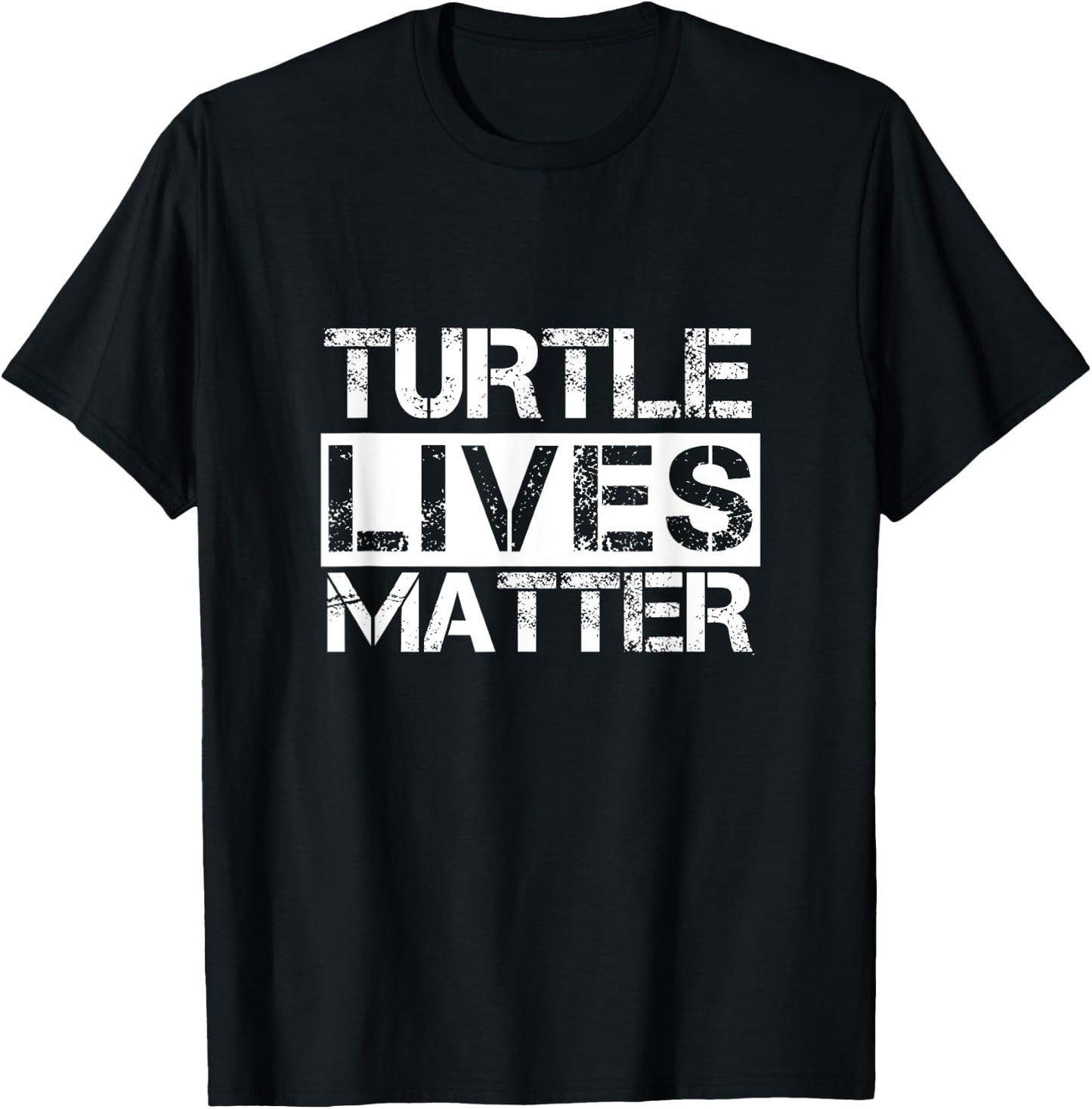 Cute Turtle Lives Matter Tortoise Turtles T-Shirt - T-Shirt | Black