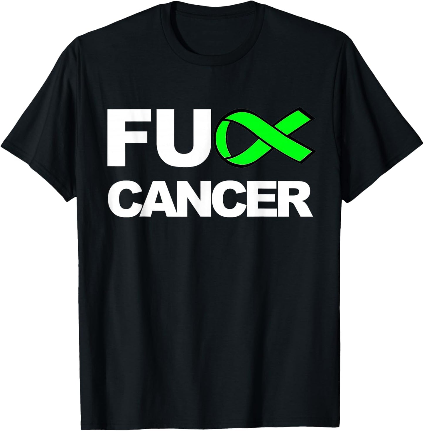 Fuck Cancer Lymphoma Awareness Shirt | Lymphoma Awareness T T-Shirt - T-Shirt | Black