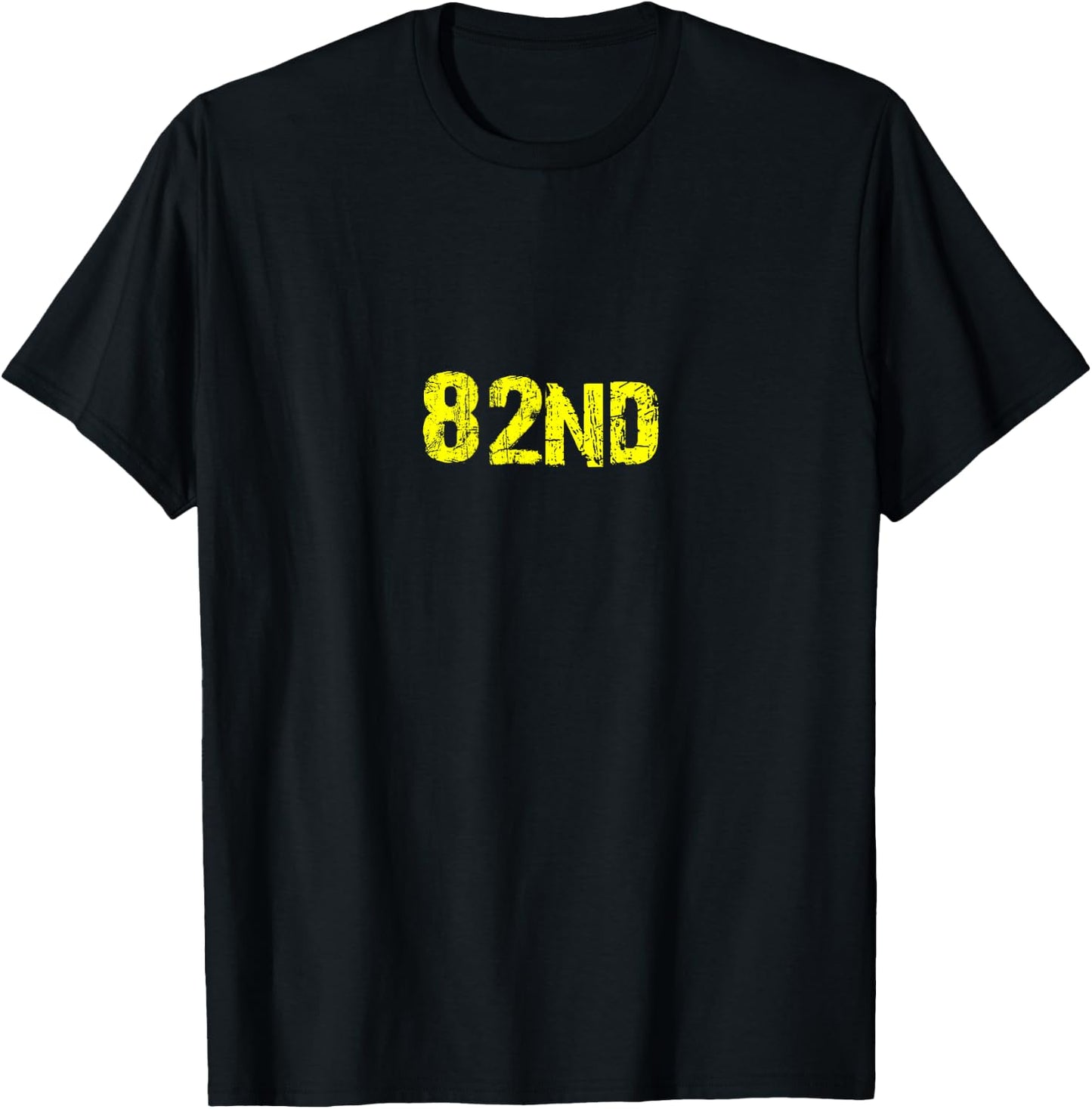 US Army 82nd Airborne Vintage 82nd ID 82 Military Gift T-Shirt - T-Shirt | Black
