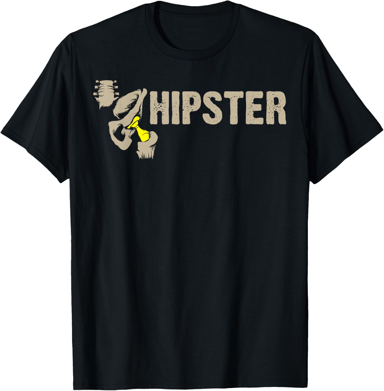 Hipster Shirt | Cute Orthopaedic Surgery Gift T-Shirt - T-Shirt | Black