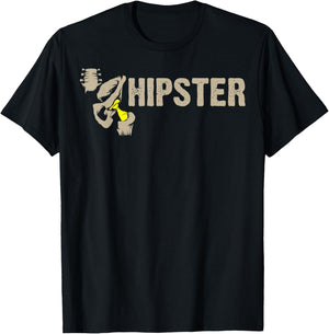 Hipster Shirt | Cute Orthopaedic Surgery Gift T-Shirt - T-Shirt | Black