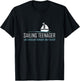 Sailing Teenager Shirt Funny Cute Boating Sailor Gift T-Shirt - T-Shirt | Black
