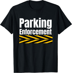 PEO Meter Maid and Parking Enforcer Shirts -Adults Black Short Sleeve Classic Fit Uniform Shirt Size Small T-Shirt - T-Shirt | Black