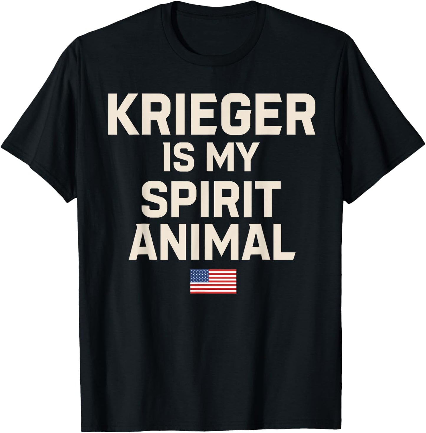 Krieger Is My Spirit Animal Shirt T-Shirt - T-Shirt | Black