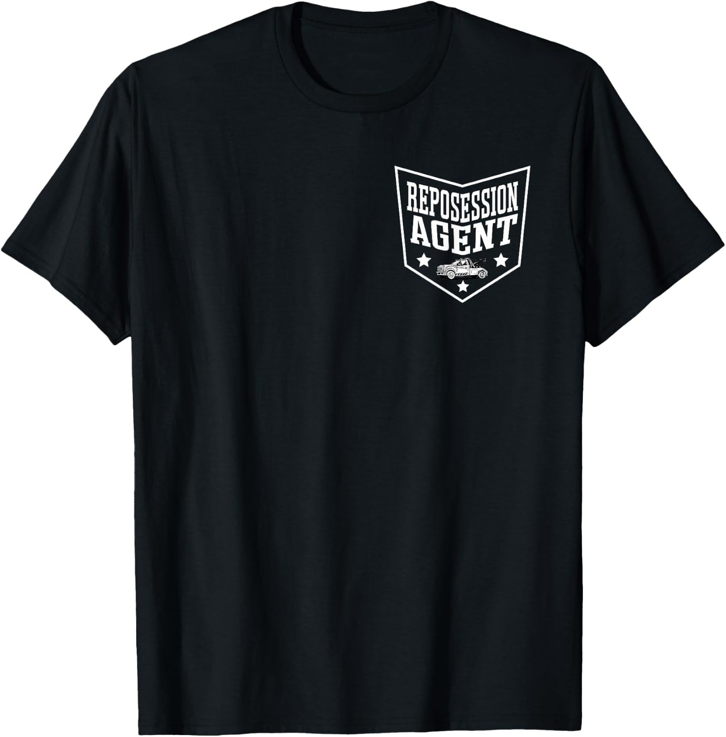 Repossession Man Asset Recovery Agent Funny Repo Agent T-Shirt - T-Shirt | Black