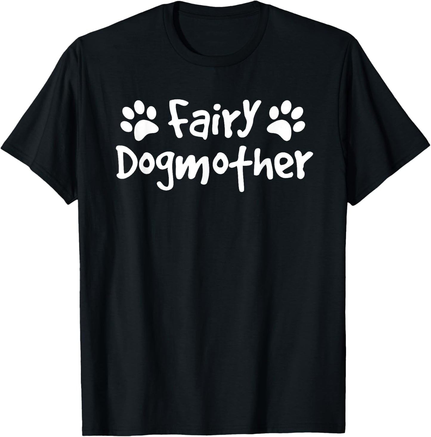 Fairy Dog Mother Shirt, Puppy Paw Mom For Dog Owner T-Shirt - T-Shirt | Black
