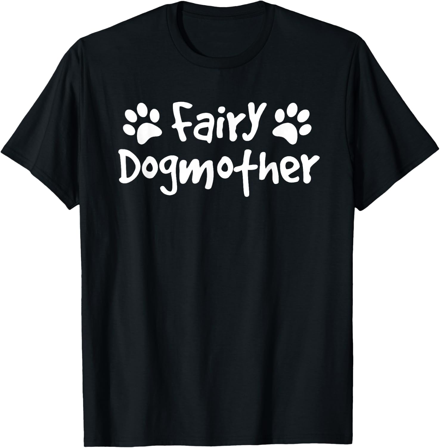 Fairy Dog Mother Shirt, Puppy Paw Mom For Dog Owner T-Shirt - T-Shirt | Black
