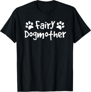 Fairy Dog Mother Shirt, Puppy Paw Mom For Dog Owner T-Shirt - T-Shirt | Black