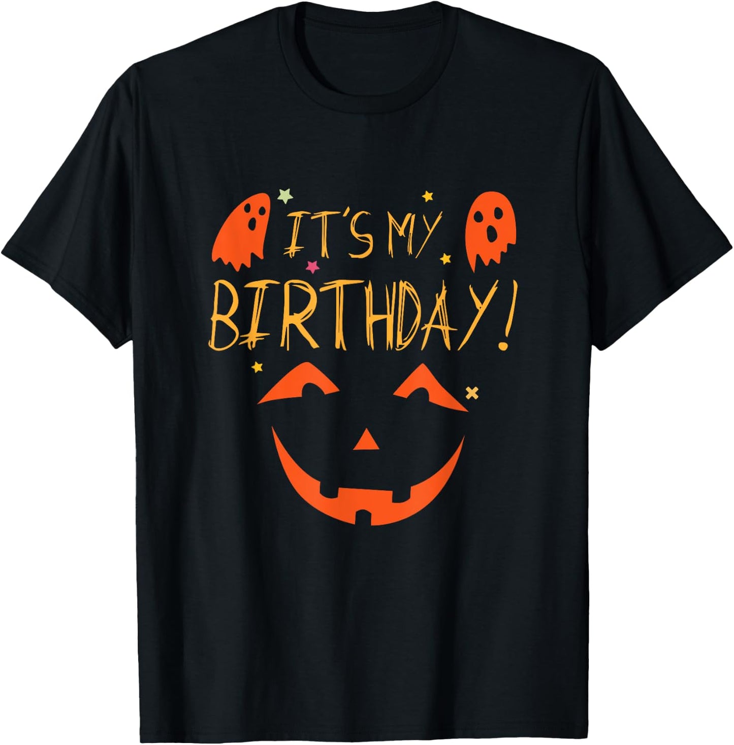It's My Birthday Shirt Halloween Birthday T-Shirt - T-Shirt | Black