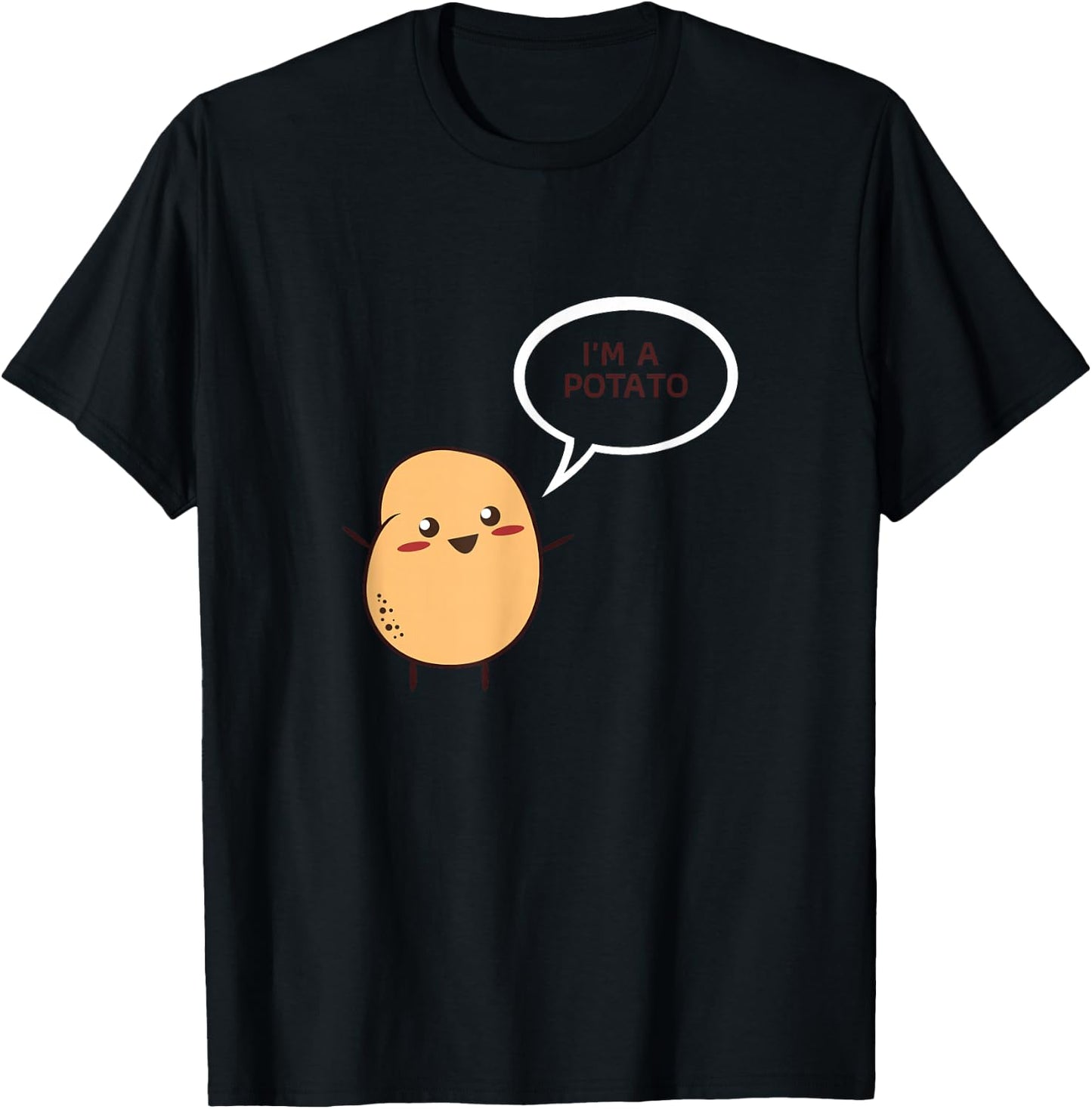 I'm A Potato T-Shirt - T-Shirt | Black