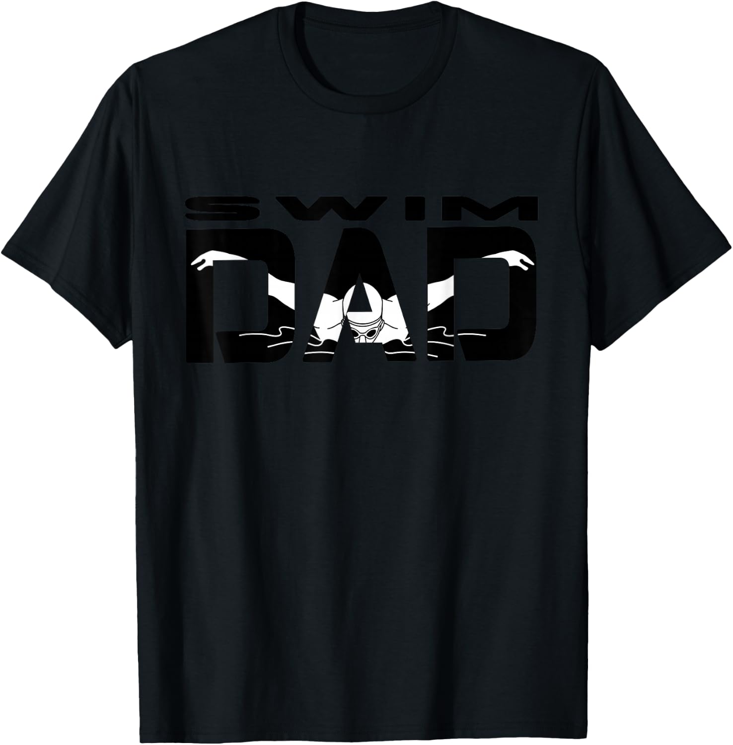 Shirt Championship Competition Swimmer Swim Swimming Pool T-Shirt - T-Shirt | Black
