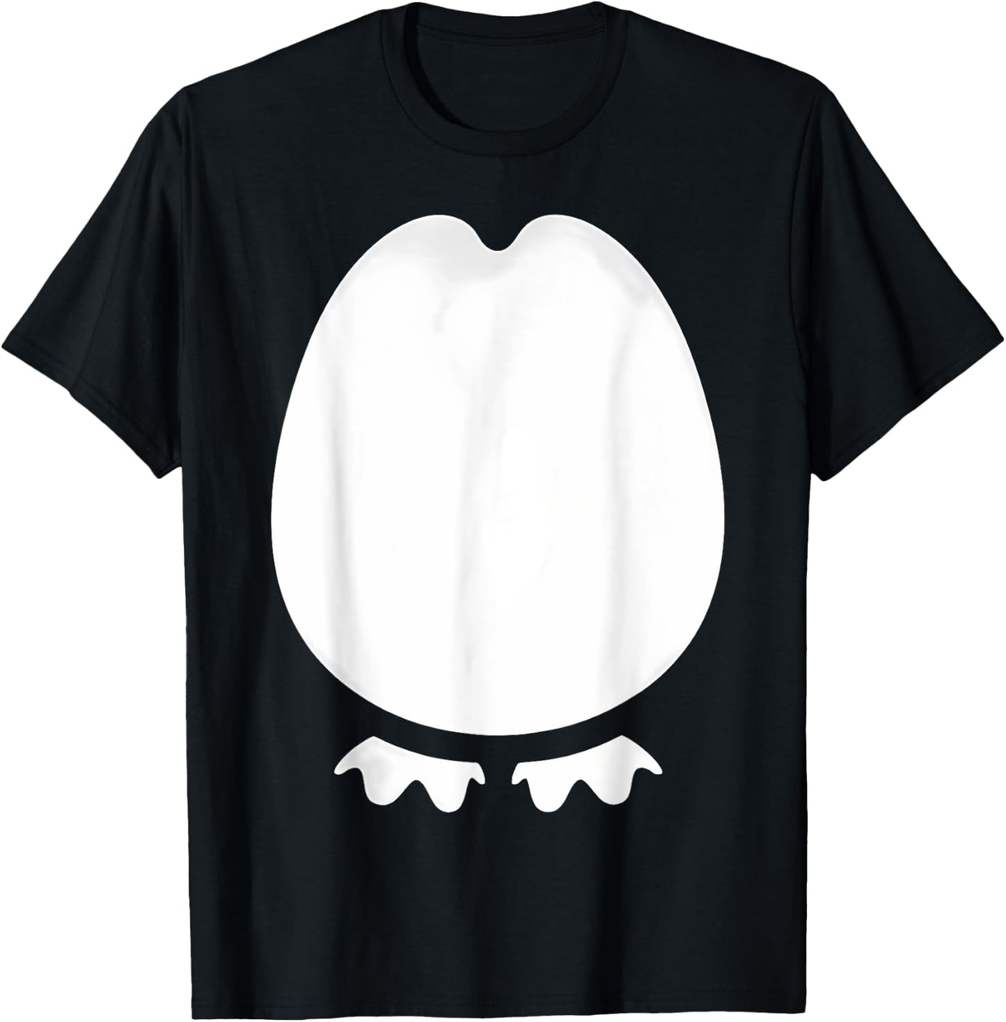 Funny Halloween Cute Penguin Belly Penguin Costume T-Shirt - T-Shirt | Black