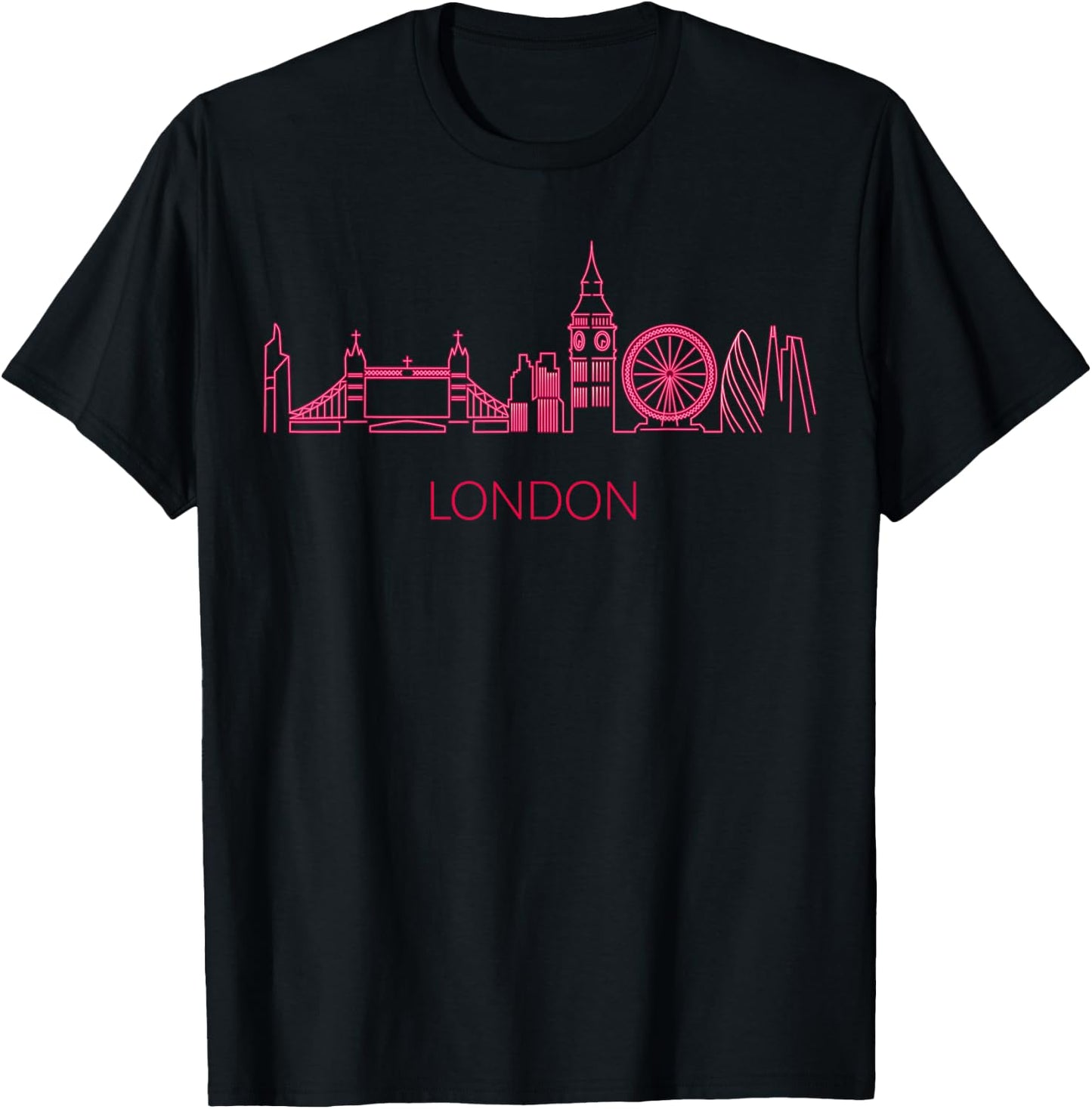 UK England London | Great Britain Tourist Souvenir T-Shirt - T-Shirt | Black